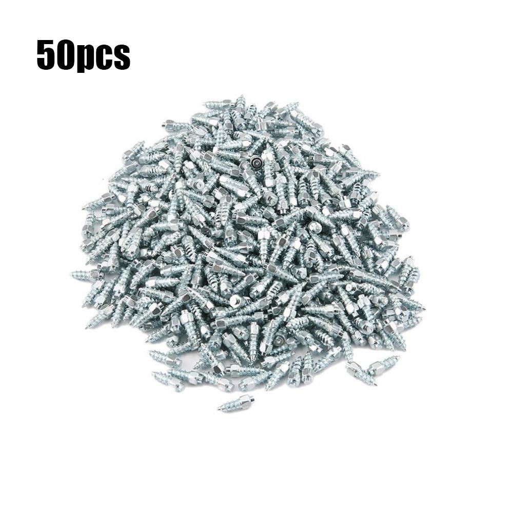 100pcs Anti-Slip Car Tire Studs Screws Nails Wheel Tyre Snow Spikes Set Anti-Slip Anti-Ice for Truck Motorcycle 12mm Wholesale
