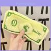 Plüsch-Federmäppchen mit Dollar-Design für Schüler und Büro