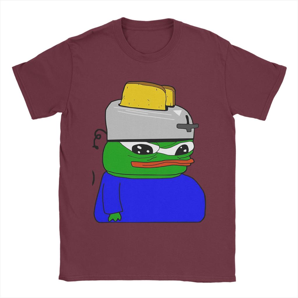 Rare Pepes Toaster Head apu Apustaja Outfit Men Women T Shirt 100% Cotton Tee New Arrival Frog Funny Meme T-shirt Clothes