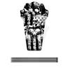 ENLEE Mountain Bike Fender, Carbon Fiber Grain Color DH Downhill Mountain Bike Saddle Universal Mud Removal Tile