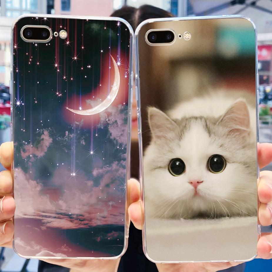 For Apple iPhone 5 5S SE Case Cute Painted Cover Clear Silicone Soft TPU Phone Case For iPhone SE 2020 2022 iPhone5 Fundas Coque