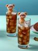 1/3 pcs Hot selling cute bear shaped kitchen refrigerator DIY ice tray silicone mold whiskey ice mold making box frozen coffee a