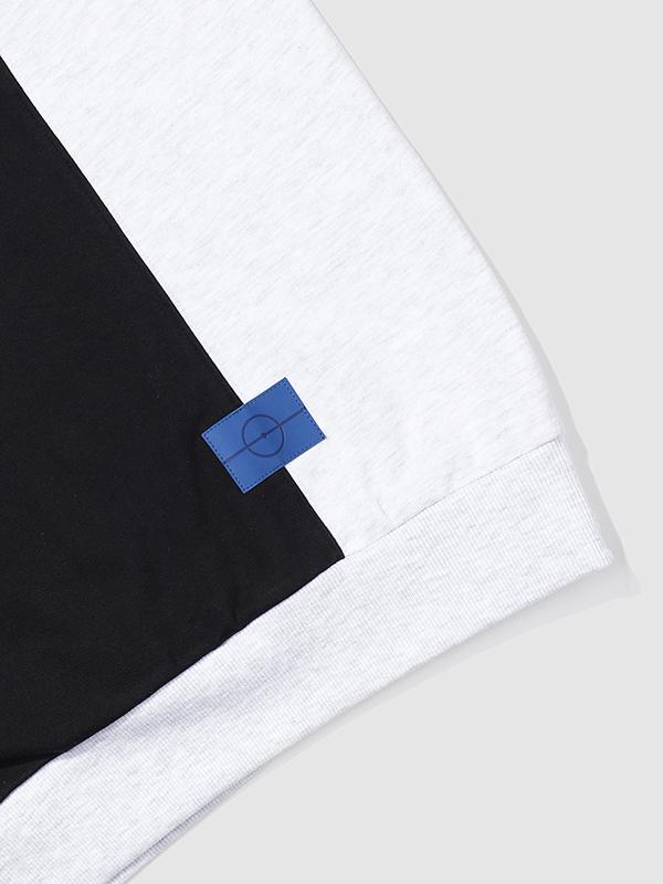 FIFA 1904 Color Block Collar Sweatshirt Black (Ff24Mc21U_160)