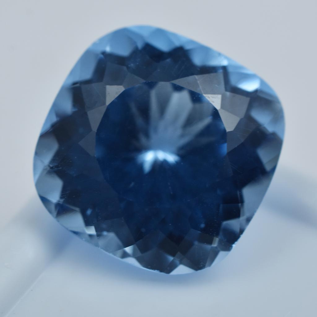 Natural Blue Sapphire Loose Gemstone Square Cushion Cut 11.35 Ct September Birthday Birthstone