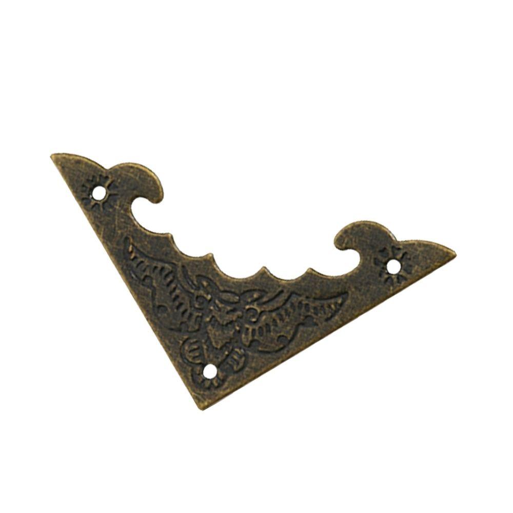 Flower Pattern Wooden Box Jewelry Box Protect Cover Corner Foot Corner Brackets Corner Protector