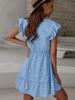 Summer European Style Women Clothing Print Sleeveless Loose Fit Maxi Dress Mini Skirt