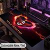 Large Mouse PadAC Milan Custom Name Text Personalized Desk Mat Non Slip Gaming Pad