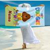 Custom Name Ultra-Soft Beach Towel with Hey Duggee Theme,Ideal for Pool - Camping, Diving - Perfect Travel Essential, Vibrant Beach Towel.