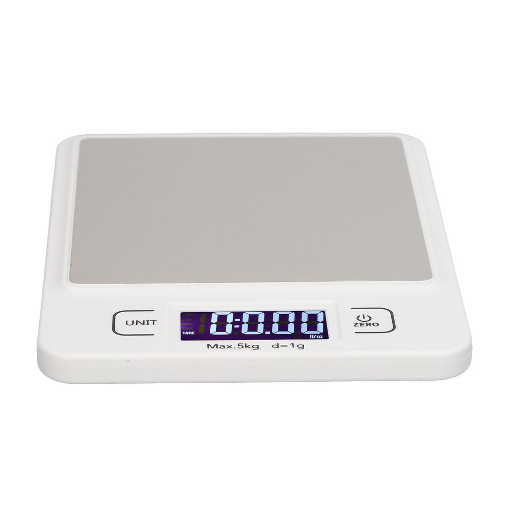 Food Scale 5kg Capacity 1g Accuracy Digital Display Measuring Tool for Kitchen Tea