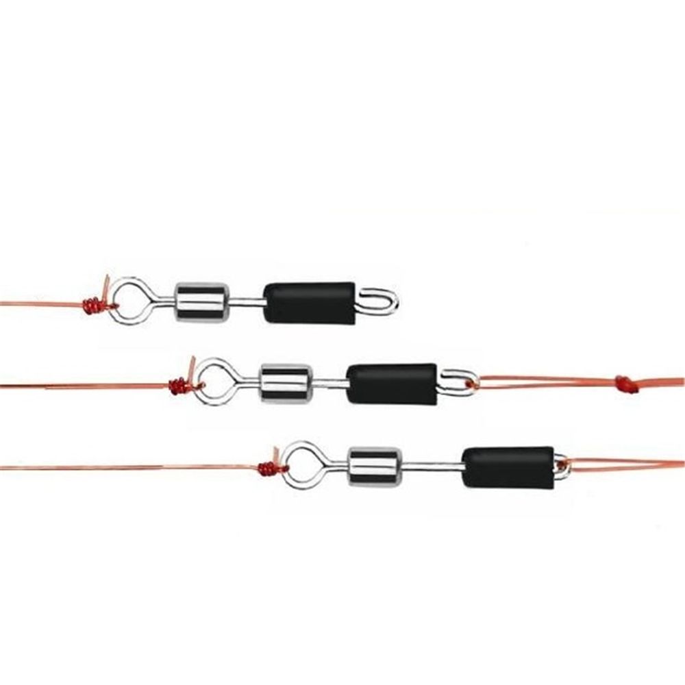 Flexible Metal Solid Rings Swivel Ball Bearing Fast Link Fishing Tools Connector Fishing Hooks