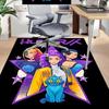 Huntrix Future Fashion Icons Carpet For Playroom Bedroom Living Room Sofa Home Decorkids Game Area Rug Nonslip Floor Mat