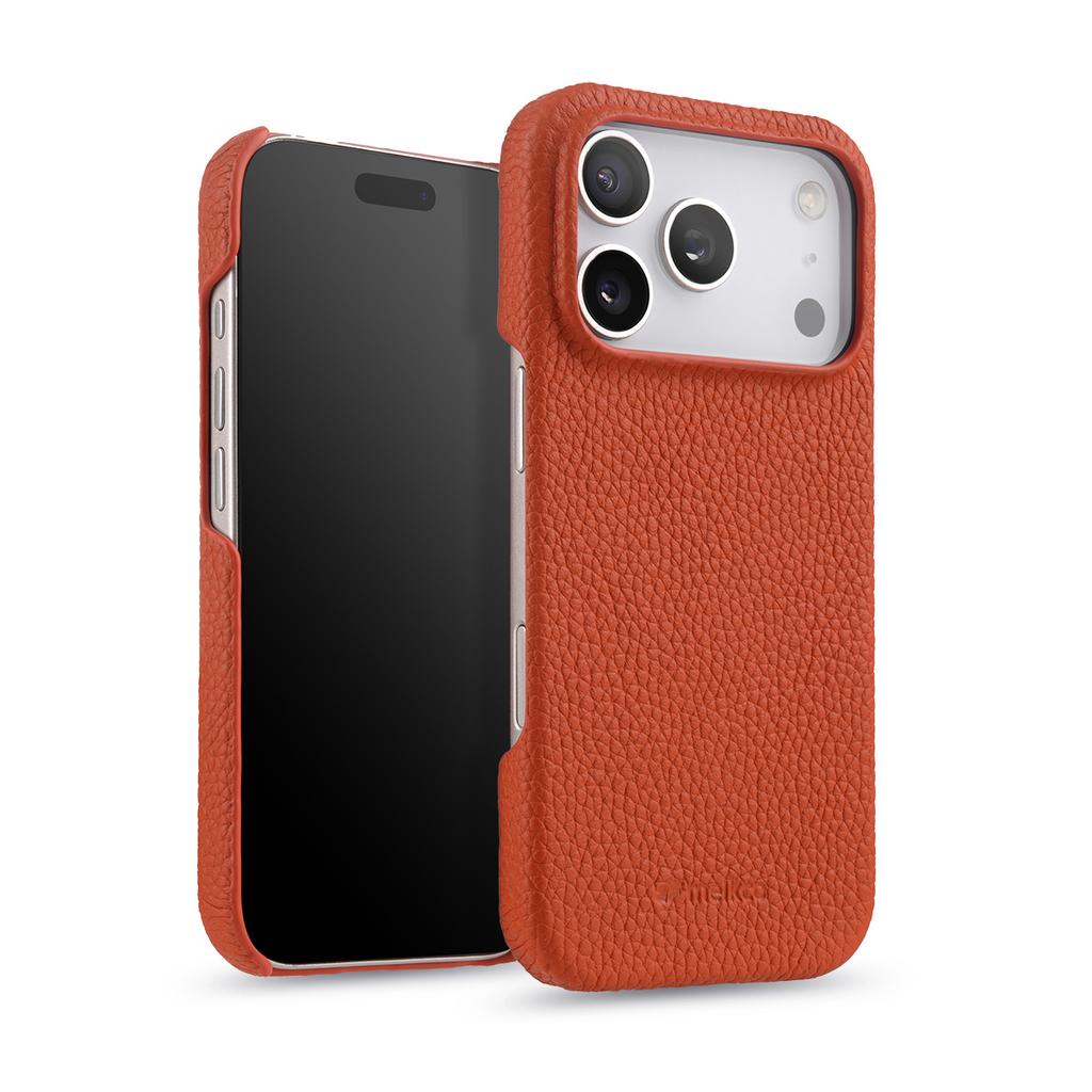 Melkco 100% Genuine Leather with Magsafe Case for Apple IPhone 17 Pro Max Air 17Pro Magnetic Cover Luxury Cowhide Back Cover
