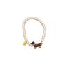 Exquisite Dachshund Puppy Beaded Bracelet for Women - Light Luxury, Perfect for Students, Parties, and Best Friends