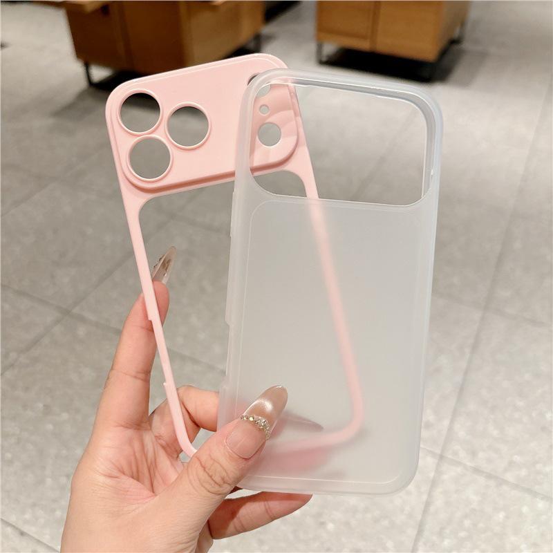 Macaron Frosted Dual-Function Case for iPhone 17 Pro Max - Drop-proof with Large Window