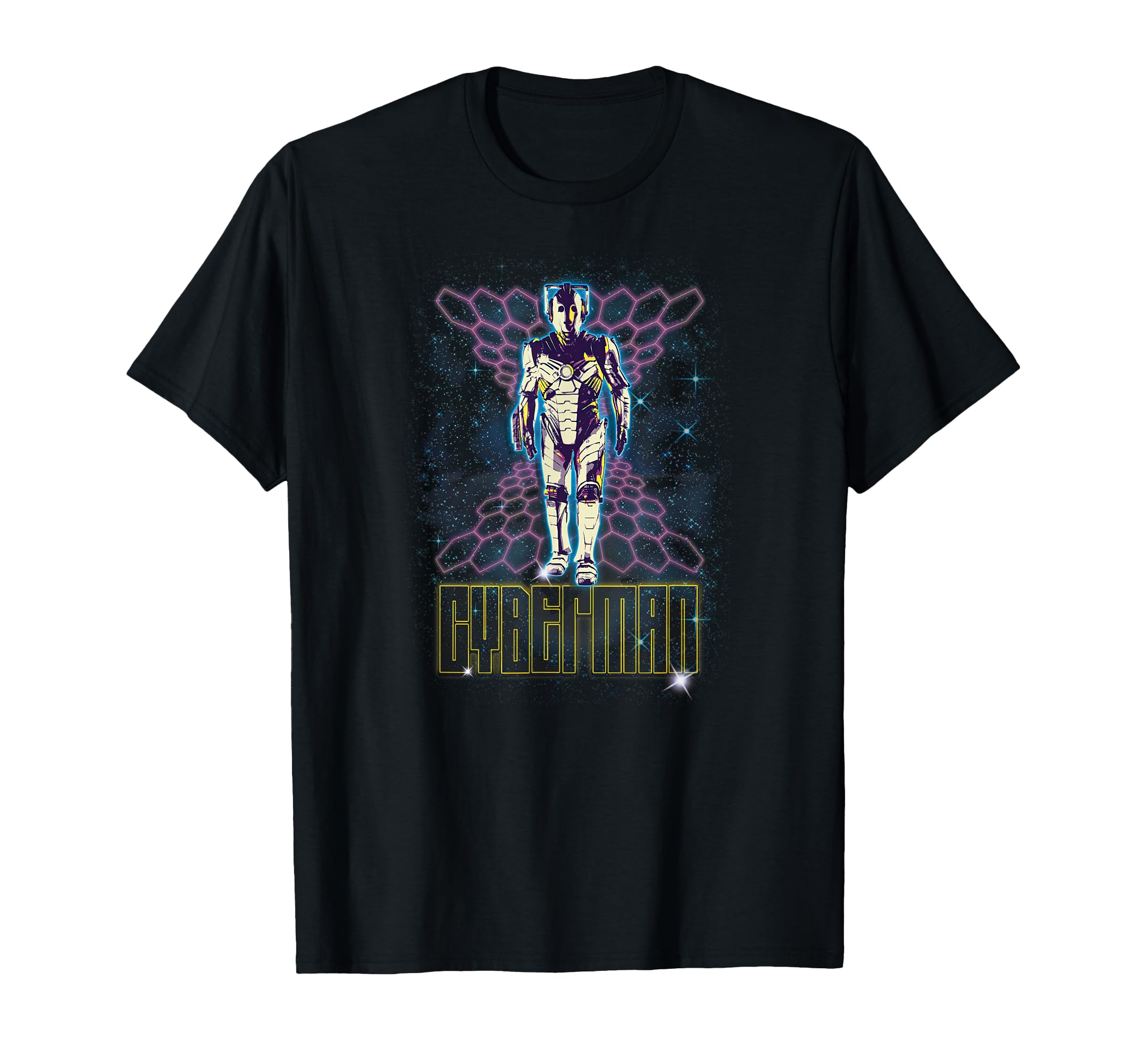 80s Cyberman retro futuristic cyber sci-fi fan. T-shirt