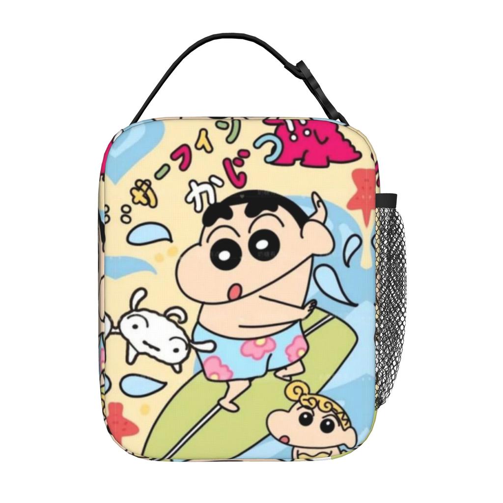 Back to school season Crayon Shin-chan Meal Bag Naughty Shin Boy (85) Fashion Cool Personalised Solid Lunch Bag