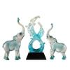 Light Luxury Transparent Wealth-winning Elephant Ornaments TV Cabinet Wine Cabinet Entrance Living Room Decorations Booming Gift