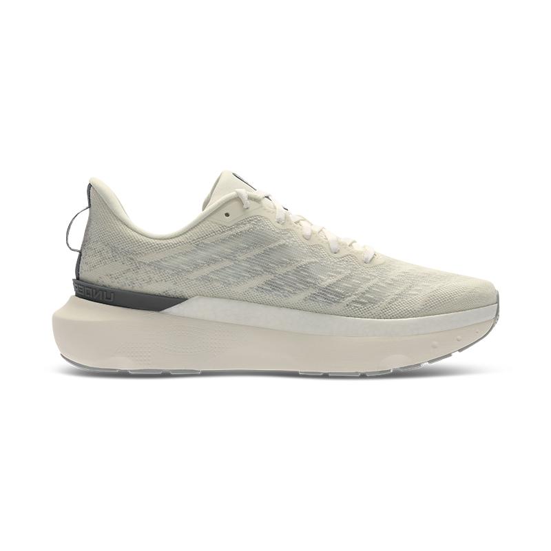 Under Armour HOVR Infinite Pro Breeze - Biały Kwarc Męskie Sneakersy Kremowy Mod-Szary Żwir 3027187-302
