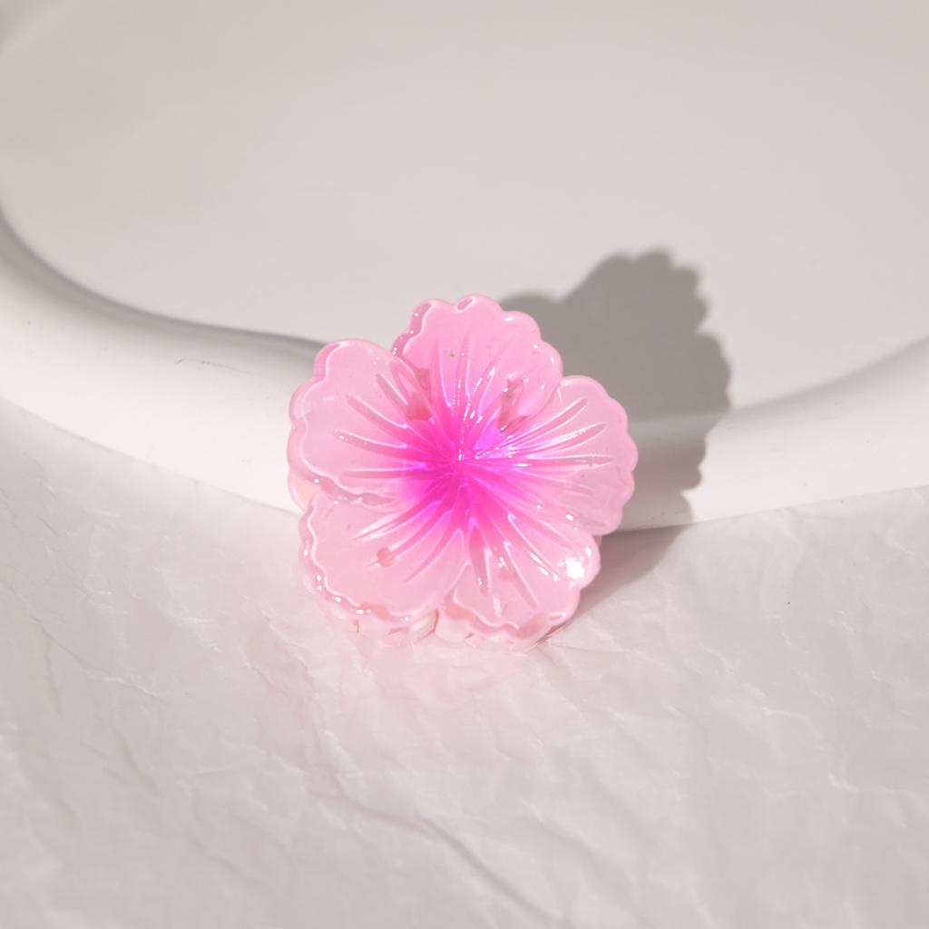 4 cm Vacanza al Mare Coreana Stile Bohemien Moda Fiore Uovo Fermagli per Capelli Fiore Grande Artiglio per Capelli Fermaglio per Capelli per Donna Ragazza Accessori