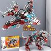 New 2IN1 Jurassic Mechanical Indominus Rex Dinosaur World Model Bricks Assembly Building Blocks City Fighter Dino Park Boy's Toy