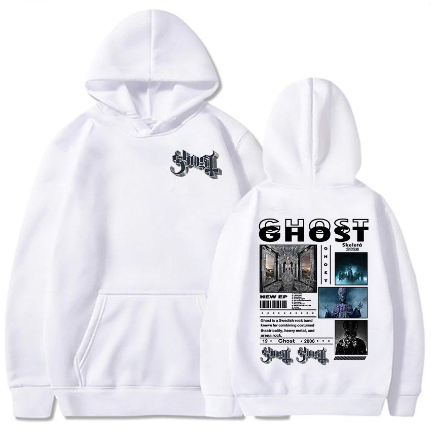 Ghost Satanized Skeletá Album 2025 Hoodies Long Sleeve Hooded Sweatshirts for Men/Women Heavy Mental Grunge Style Pullovers