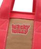 Wacky Willy Canvas Mini Tote Bag Pink