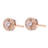 European and American Fashion Rhinestone Crystal Zirconia Stud Earrings