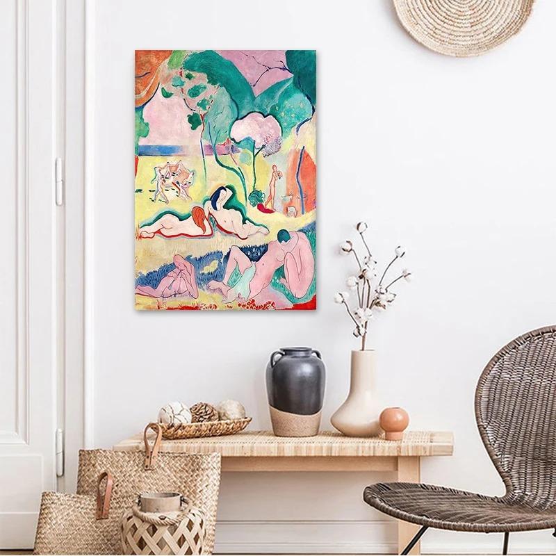 

Матисс Ретро Плакаты И Принты Абстракционизм Пейзаж Холст Картина Настенное Искусство Для Гостиной Украшения Дома 21cm×30cm NoFrame