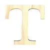 LETTER T - 11.5 CM - WOOD