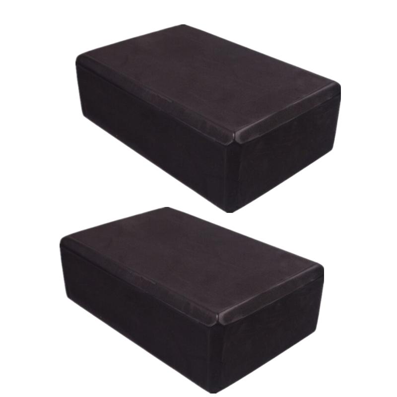 2Pcs EVA Yoga Blocks Gym Foam Brick Exercise Equipment for Fitness Dance Stretching Body Shaping