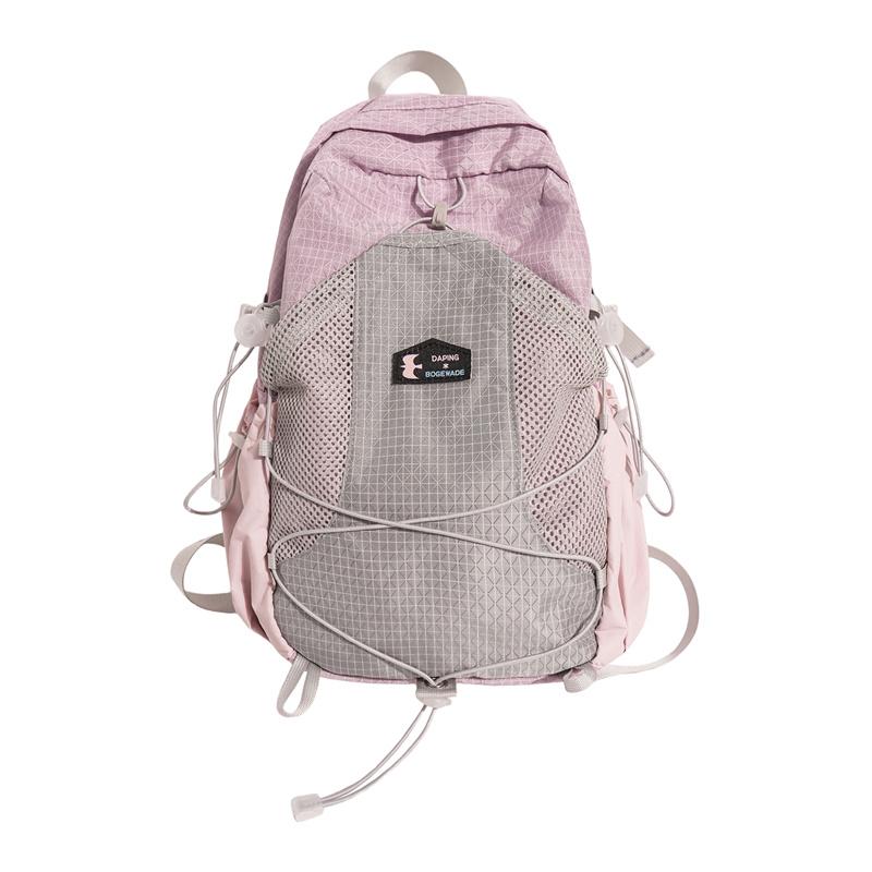 Outdoor Backpack Women s Color Block Lightweight Travel Backpack
