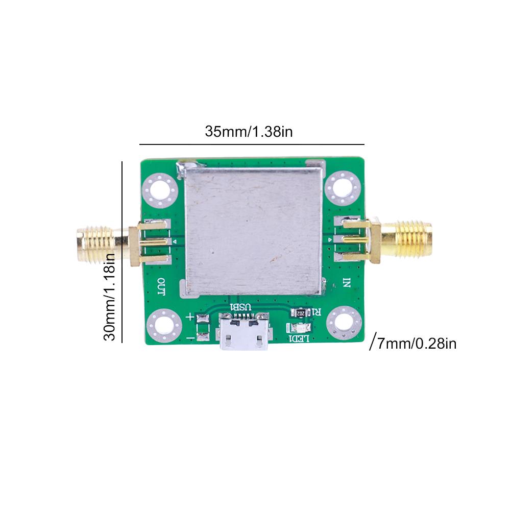 50M-6GHz Low Noise Amplifier with USB Power Supply Port and SMA Cable Gain 20DB RF Amplifier LNA Low Noise Amp