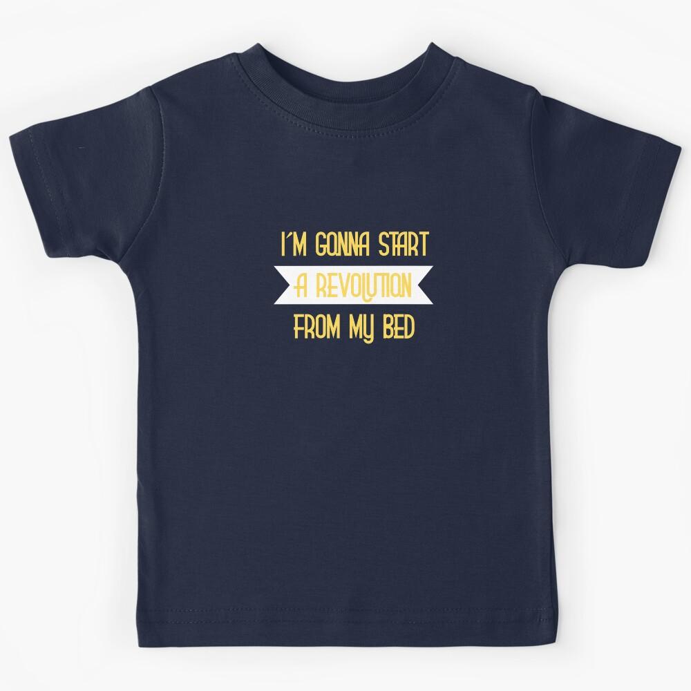 Don′t Look Back In Anger, mustard Kids T-Shirt 160