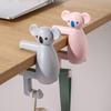 1pc Portable Desk Side Hanging Bag Hook Multifunctional Adjustable Table Backpack Hook Cartoon Animal Durable Table Bag Holder