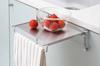 Yoshikawa Towel Hanger Auxiliary 30 x x 13 1304583 & Table, Silver, 27.2 cm,