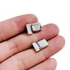 Square Beads Charm Link Fashion Accessary Modular Bracelet Making Supplies Unique Module Suitable for Bracelet Jewelry