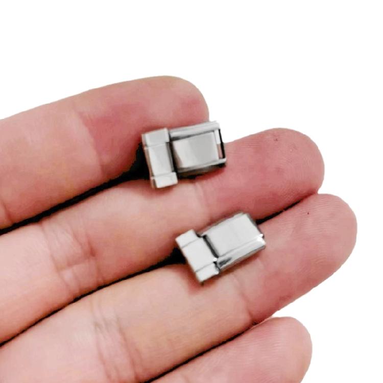 Square Beads Charm Link Fashion Accessary Modular Bracelet Making Supplies Unique Module Suitable for Bracelet Jewelry