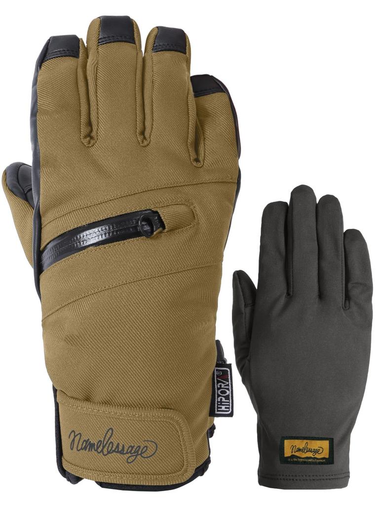 Namelessage Snowboard Gloves for Men and Mittens with Inner XL Snow Women, Gloves, AGE-510, Beige, Size, Gloves, Gloves, Snowboarding, Gore-Tex