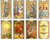 78 Tarotových karet Miniaturní Tarot Věštění Art Nouveau Tarot Včetně japonského návodu [Zlatý MINI] [Originální]