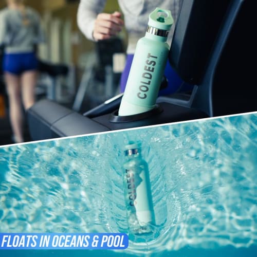 The Coldest Water Sports Bottle: Keeps Ice Melt for 36 Hours. Vacuum-insulated, 13-hour water bottle with a straw. Perfect for all seasons.