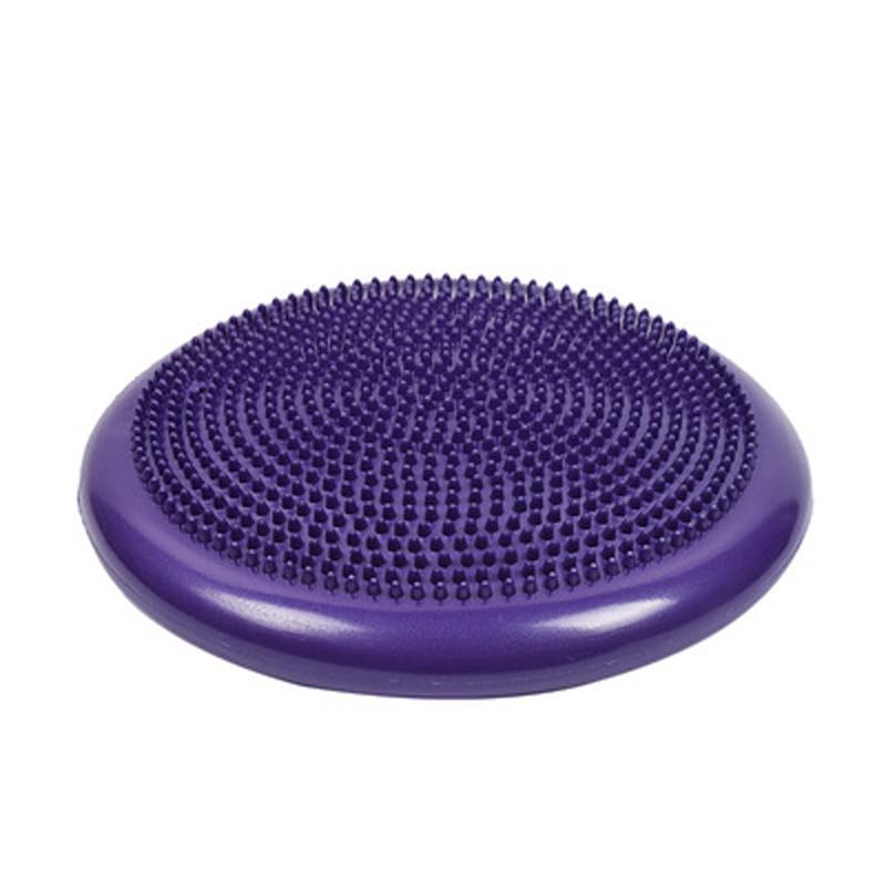 PVC Inflatable Yoga Balance Ball Mat Training Mat Cushion Stability Sports Point Massage Mat Ball Elastic Massage Ball Fitness