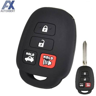 Für Toyota Yaris Tacoma Camry Corolla 4 Taste Silikon Auto Remote Key Fob Shell Cover