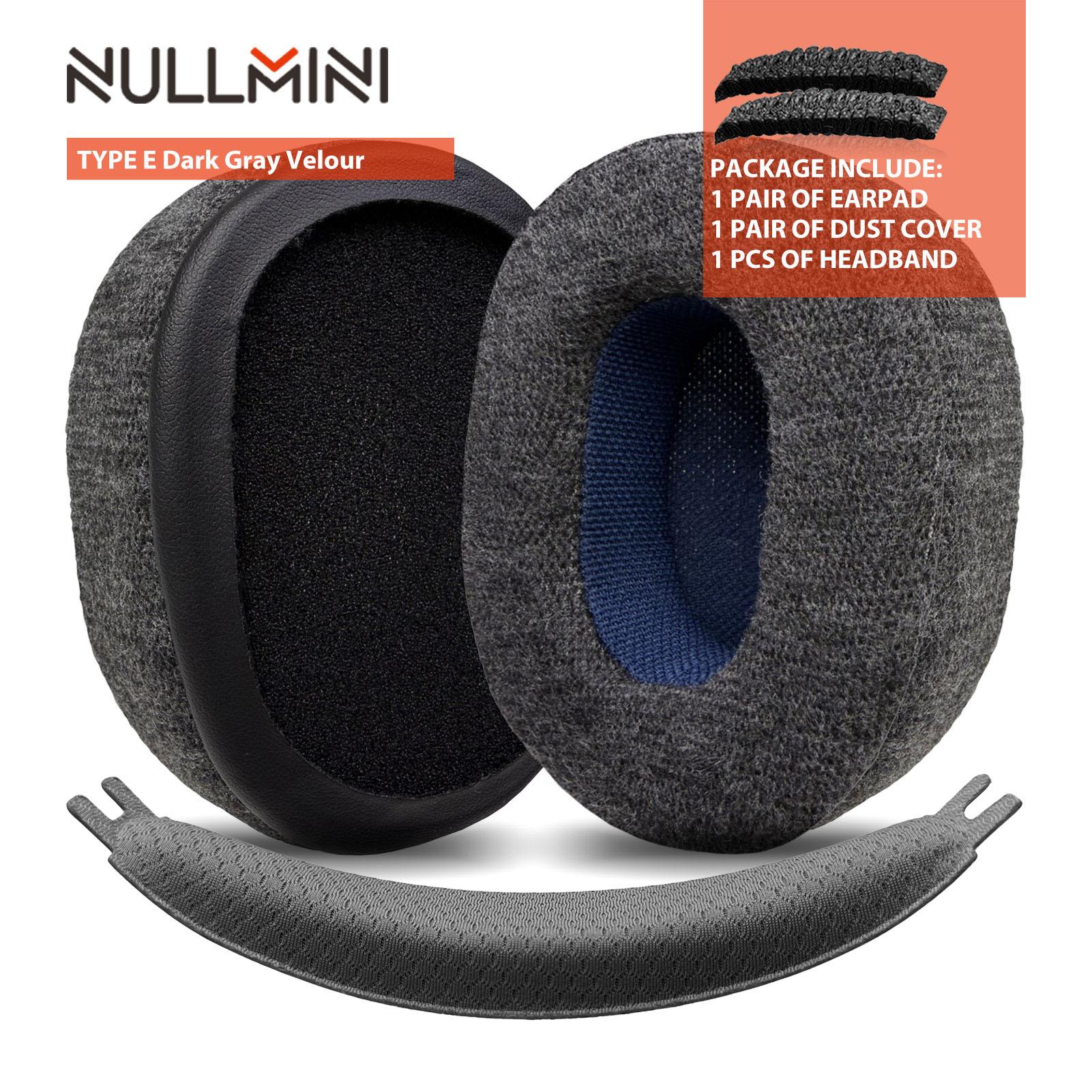 Nullmini Earpads Suitable for HyperX Cloud Flight Headphones Replacement Ear Cushion Pads Headband