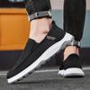 Fashion Men Loafers Ice Silk Breathable Canvas Shoes Fashion Casual Sneakers Comfort Slip-On Loafers Soft Driving Shoes Men Tennis Shoes