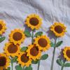 1pc Sunflower Hand Woven Bouquet Creative Wool Knitting Flower Sunflower Decorations Mother'S Day Birthday Gift Teachers Day