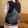 New Champion Fabric Shoulder Bag Double Shoulder Classic Minimalist Style Individual Regular Unisex Dark Gray/Ecru/Black U4DACPU09