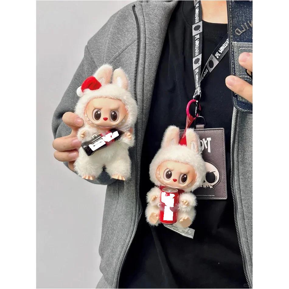 25 New Lububu Original The Monsters Serie Keyring Pendant Labubu Keychain Christmas Gift Kids Toys Mystery Box