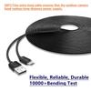 Strong USB To Micro USB Charging Cord for CCTV Camera Power Supply Cable Sturdy and Easy To Use Only for Charging