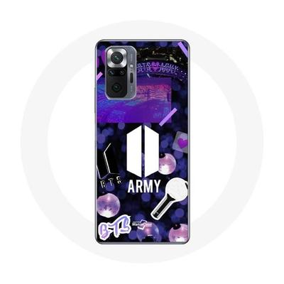 Coque Pour Xiaomi Redmi Note 10 Pro Bangtan Sonyeondan BTS Logo Army Bomb Lightstick