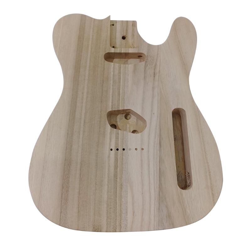 Unfertiger Gitarrenkörper Poliertes Holzart, DIY, T-Stil Gitarrenzubehör